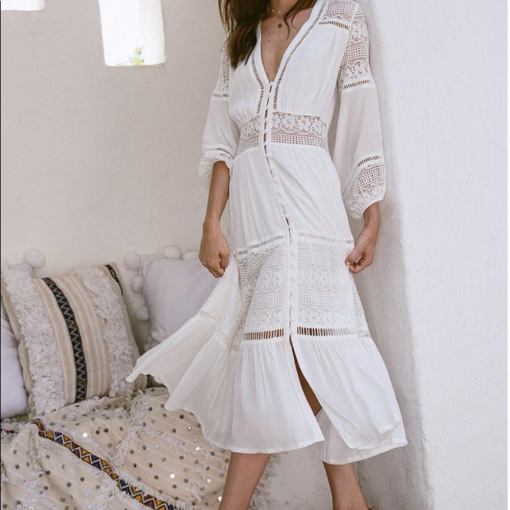 Olivia Luxe dress in white